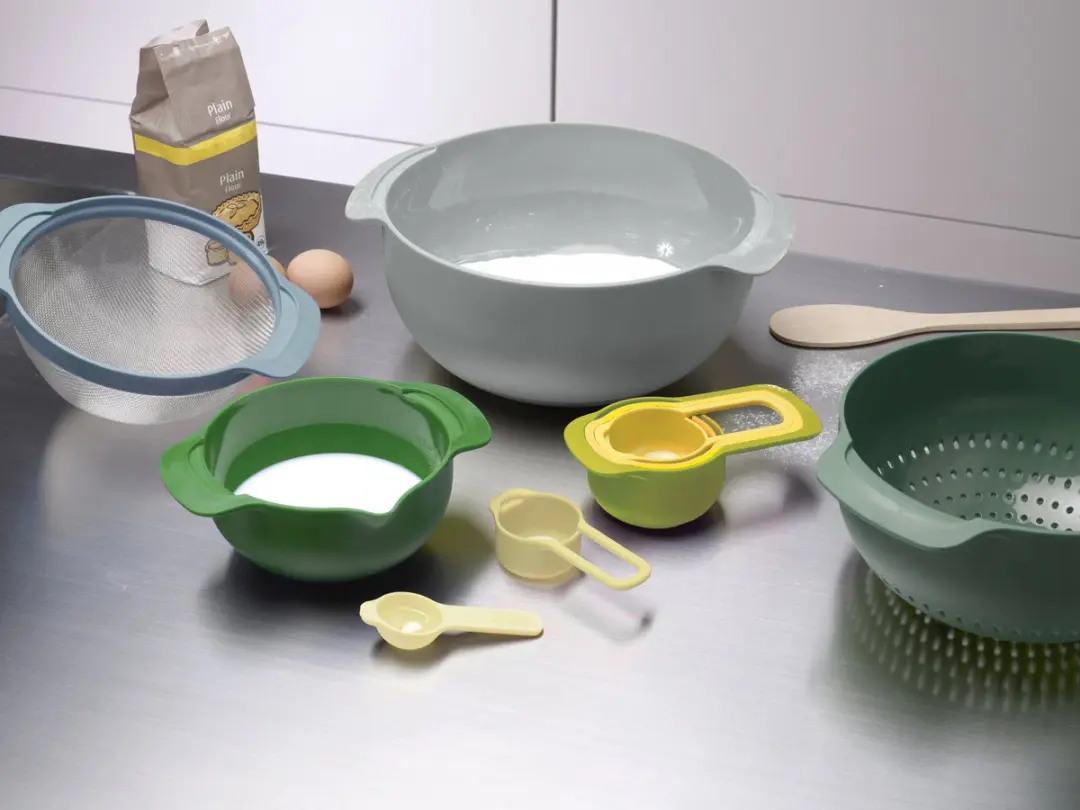 Joseph Joseph Nest Schalen & Maatlepels Set 9-delig - Blauw
