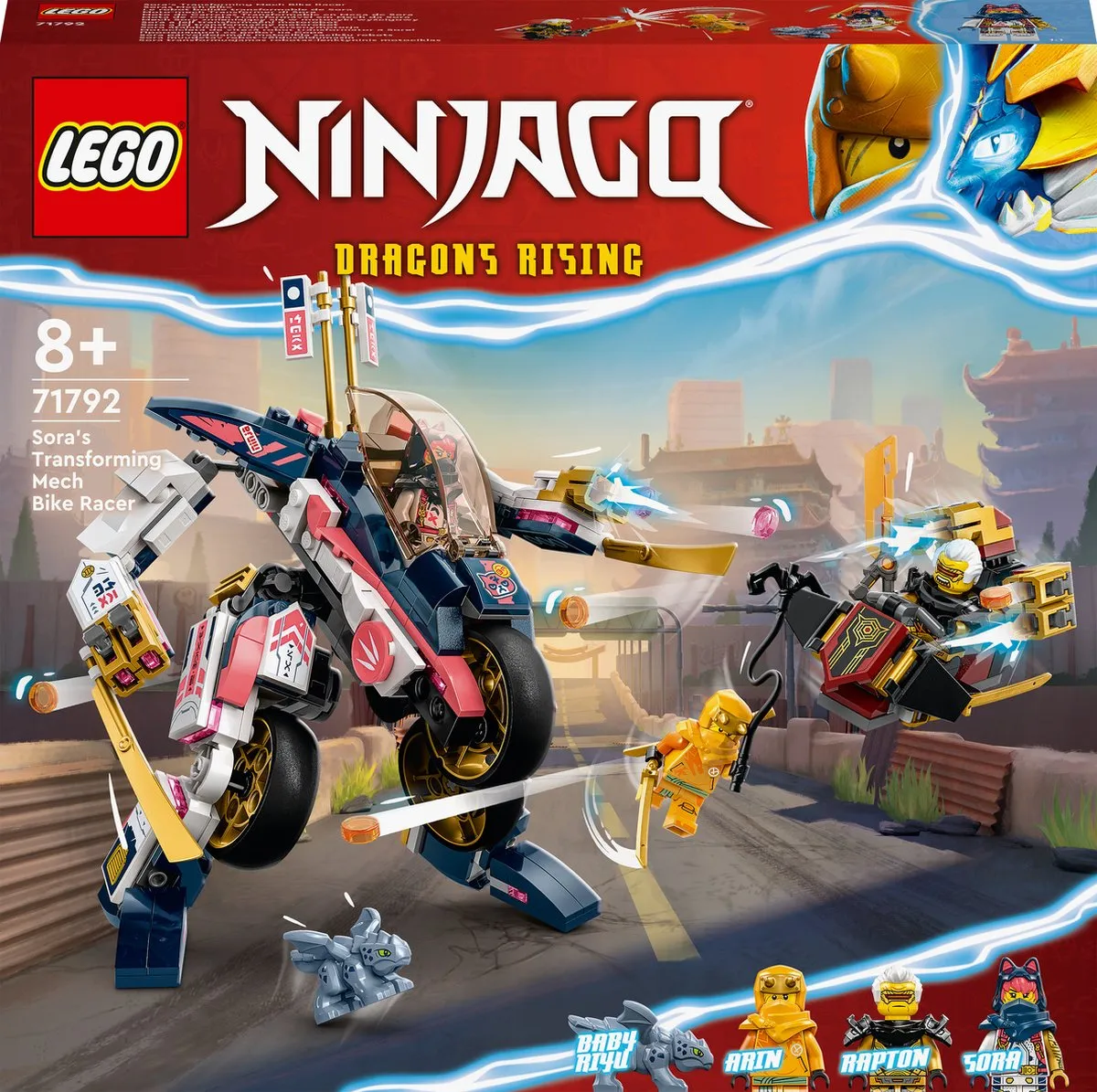 LEGO Ninjago Sora’s Transformerende Mecharacemotor 71792
