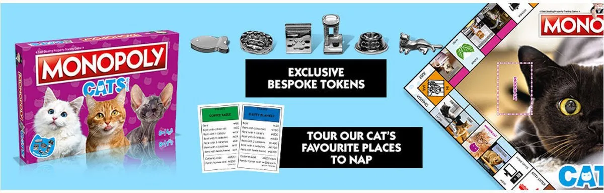 Winning Moves Monopoly Cats Edition Bordspel