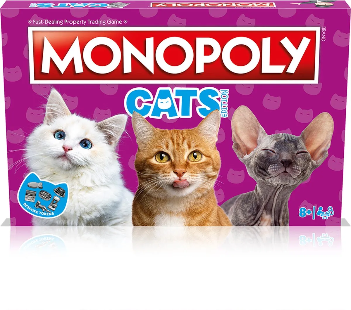 Winning Moves Monopoly Cats Edition Bordspel