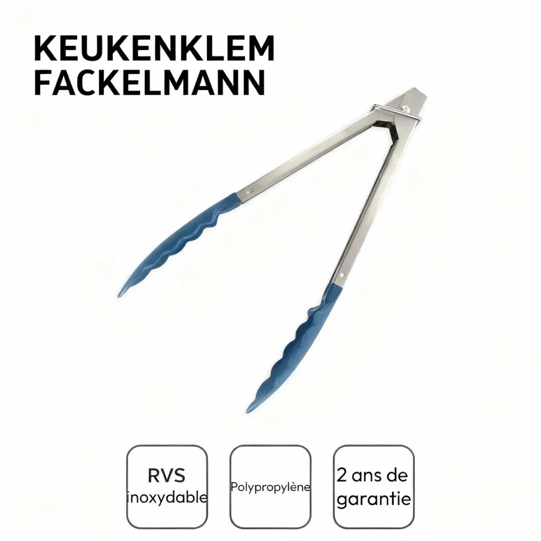 Fackelmann Elemental Keukentang 23,5cm - Grijs/Blauw