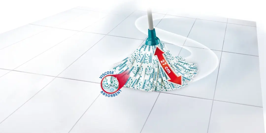 Leifheit Classic Vervangingskop Mop 52068 - Groen
