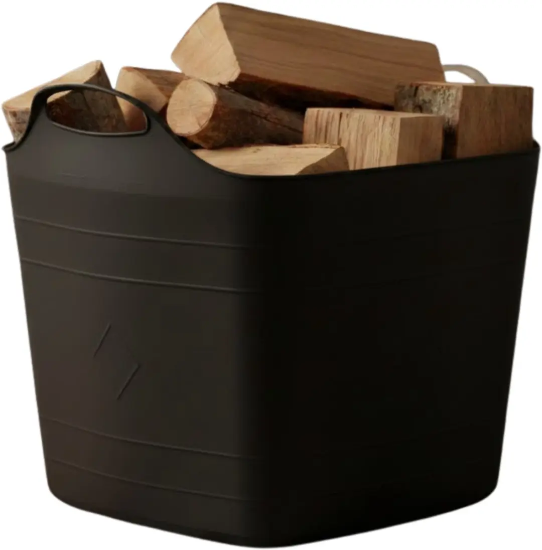 Excellent Houseware Flexibele Kuip 25L - Zwart