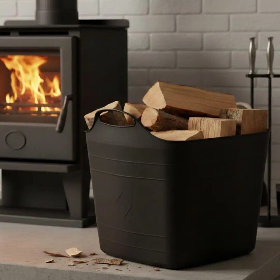Excellent Houseware Flexibele Kuip 25L - Zwart