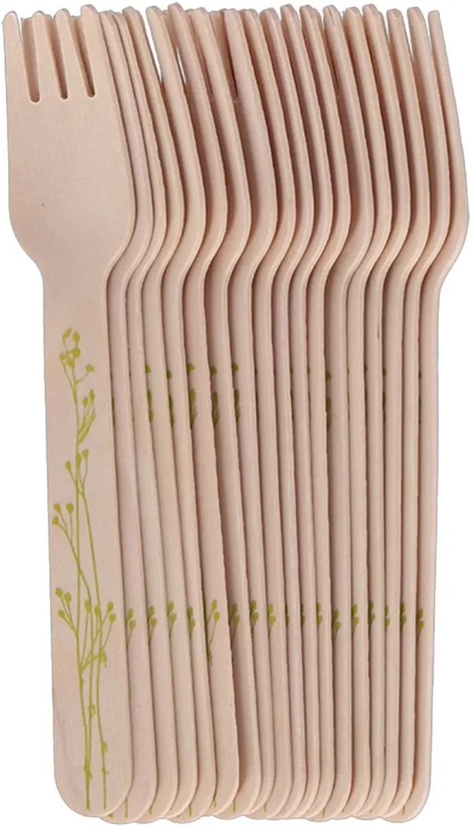 Esschert Design Bestekset Hout 120-delig - 20 Personen