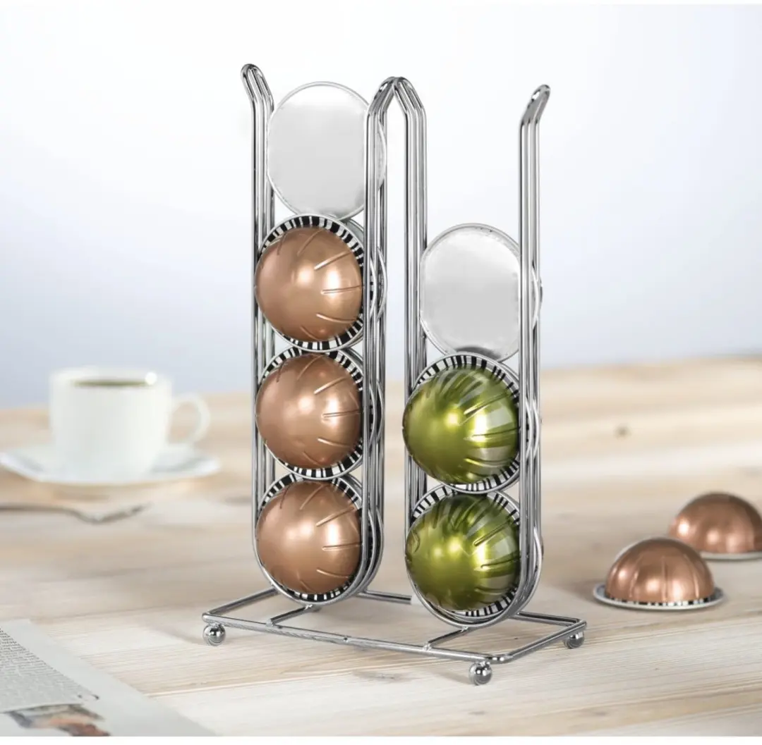 Xavax Pilastro Koffiecuphouder Dolce Gusto 16 Cups - Zilver