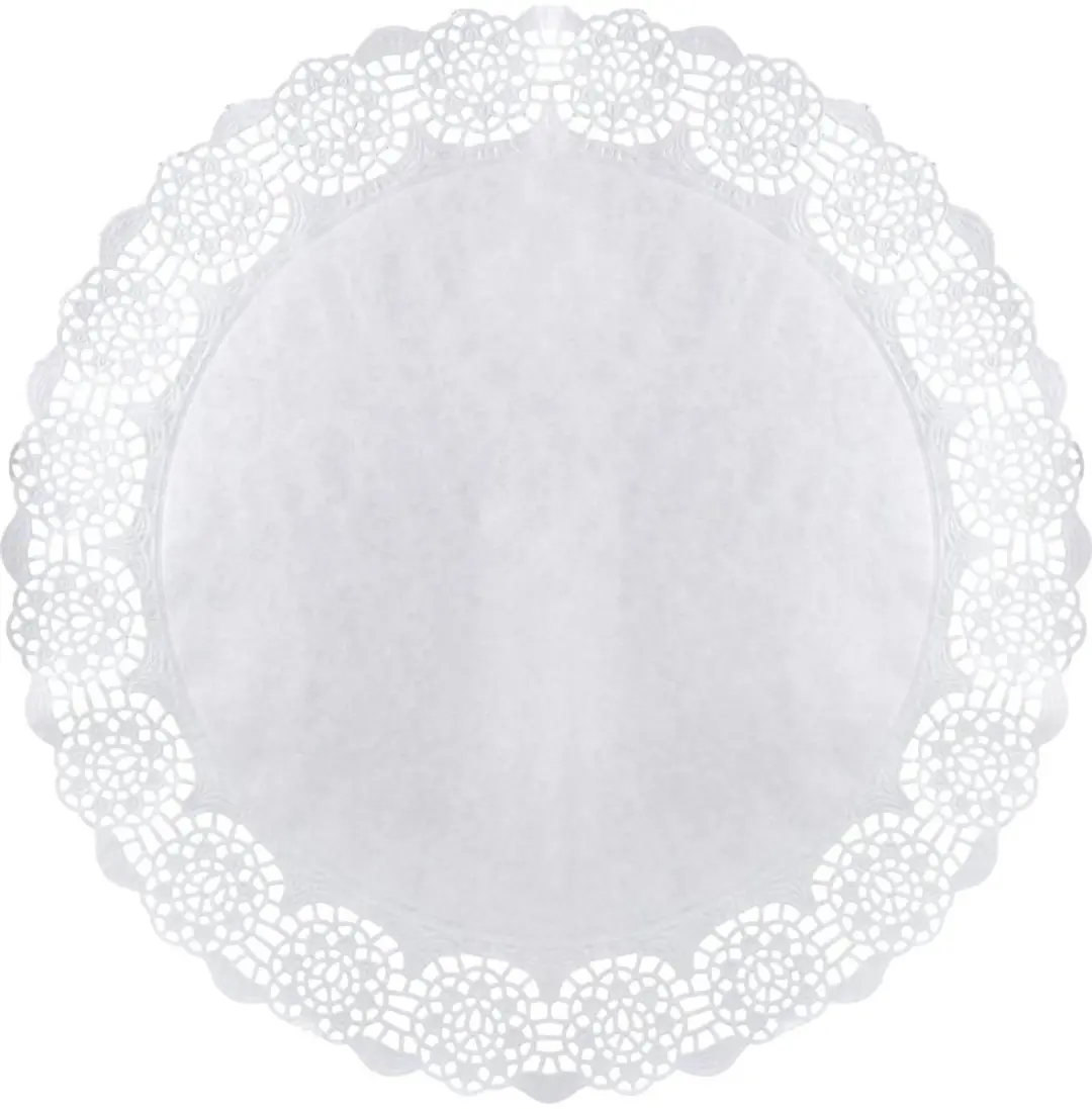Zenker Smart Pastry Placemats Rond 36cm - 30 Stuks - Wit