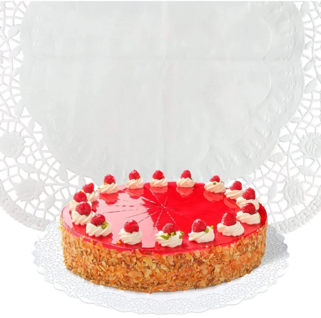 Zenker Smart Pastry Placemats Rond 36cm - 30 Stuks - Wit