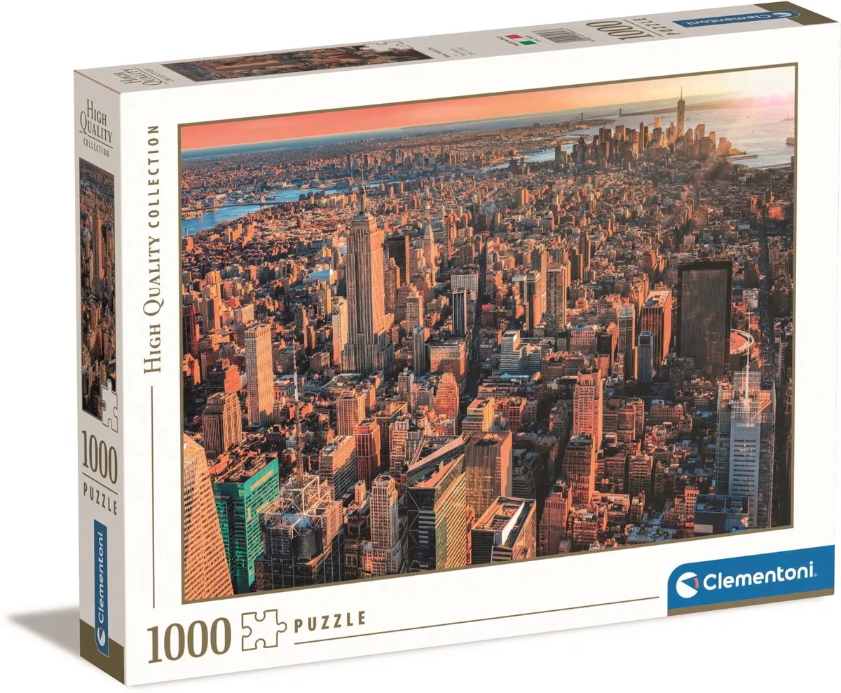 Clementoni New York City Sunset Puzzel 1000 Stuks - High Quality Collection