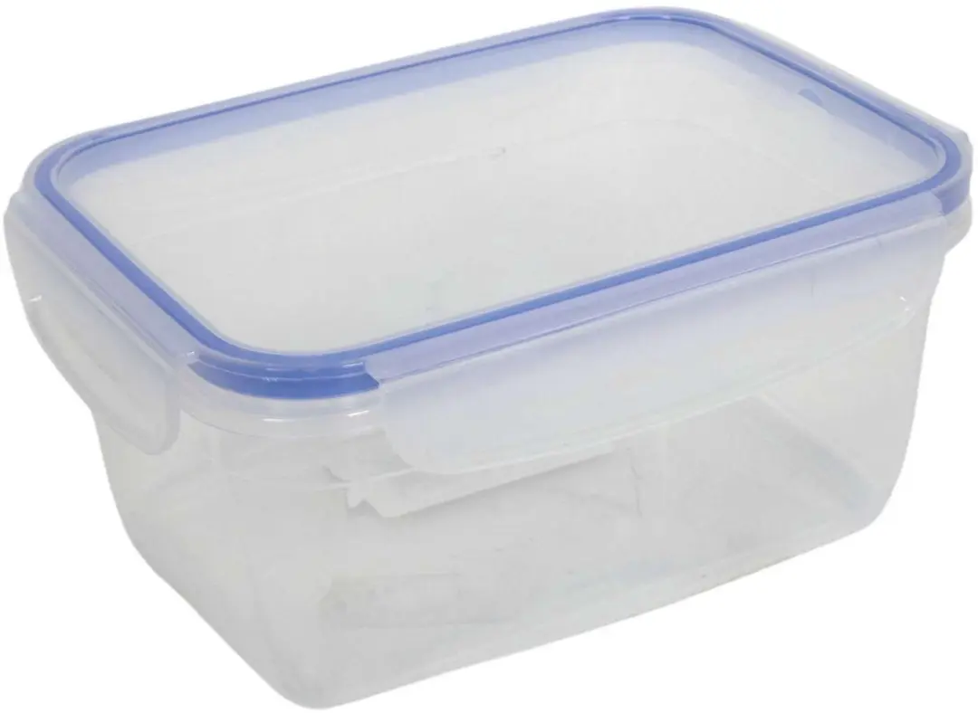 Cookinglife Clip & Fresh Vershoudbakjes 3x1,1L - Transparant/Blauw