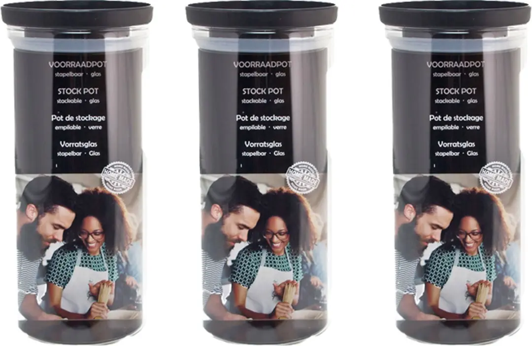 Svenska Living Voorraadpot Glas 1,75L - 10x17,5cm - Transparant