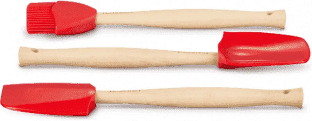 Le Creuset Spatelset 3-delig - Rood - afbeelding 6 van 6
