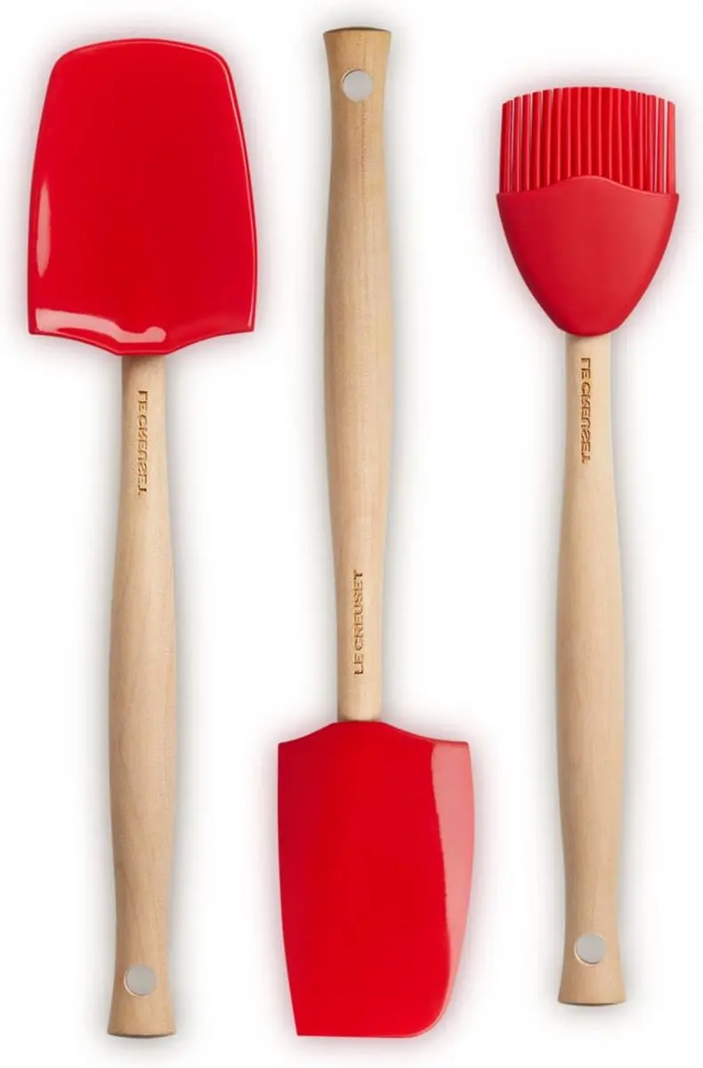 Le Creuset Spatelset 3-delig - Rood