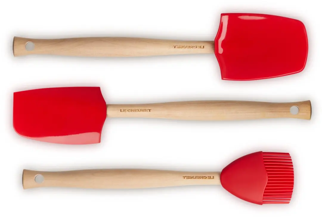 Le Creuset Spatelset 3-delig - Rood