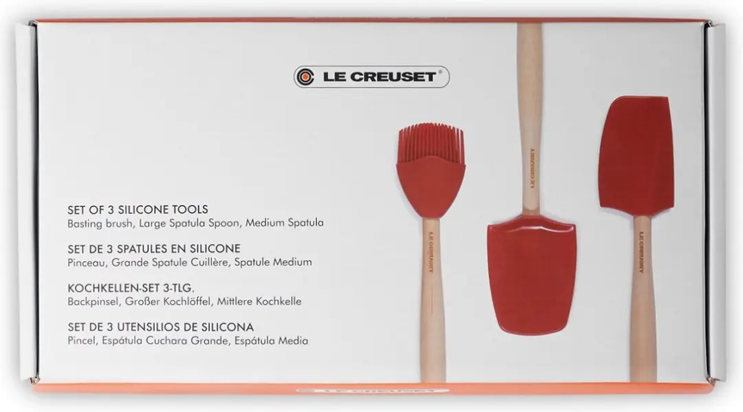 Le Creuset Spatelset 3-delig - Rood