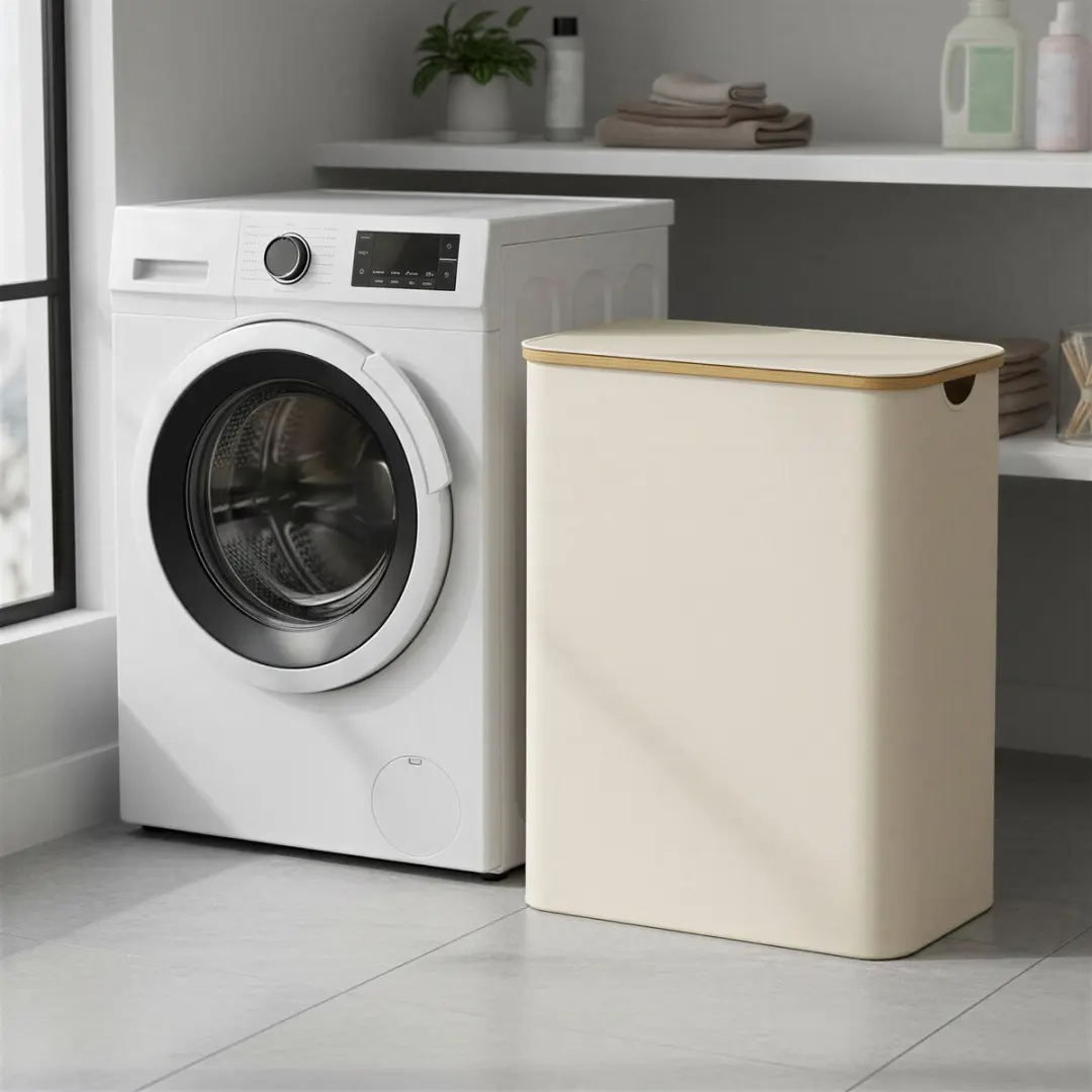 Songmics Wasmand LCB515W01 - 150L - 4 Vakken - Opvouwbaar