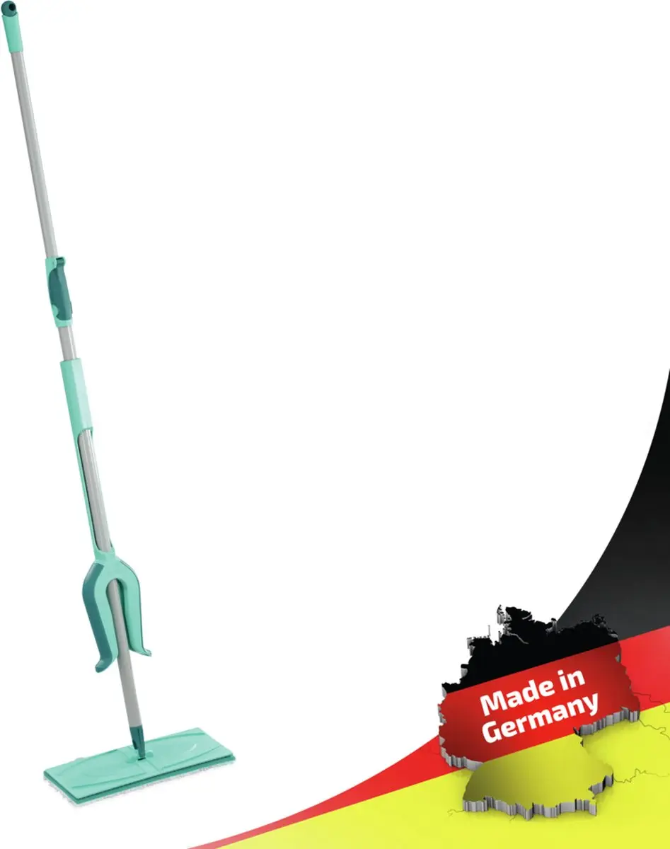 Leifheit Picobello M Micro Duo Vloerwisser - 33cm - Turquoise/Grijs