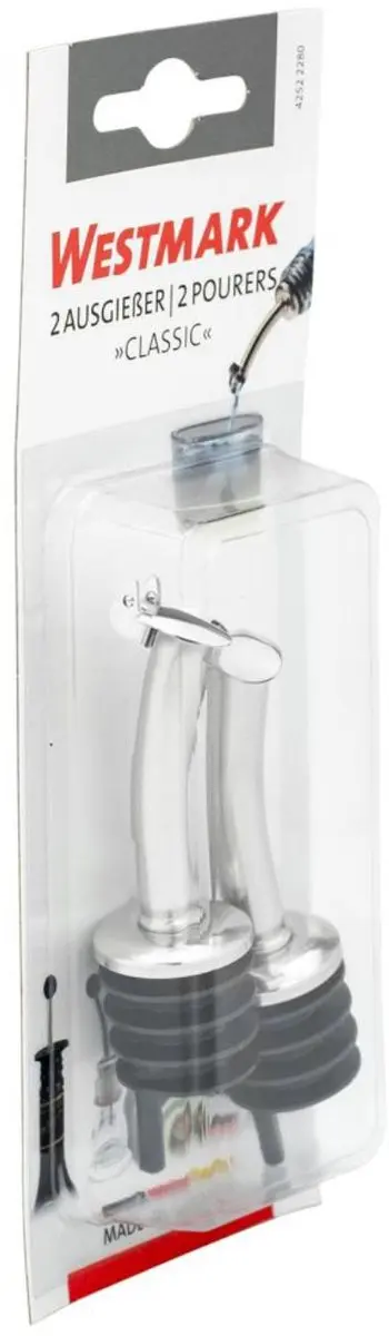 Westmark Schenktuit RVS Set - 2 Stuks - Zilver/Zwart