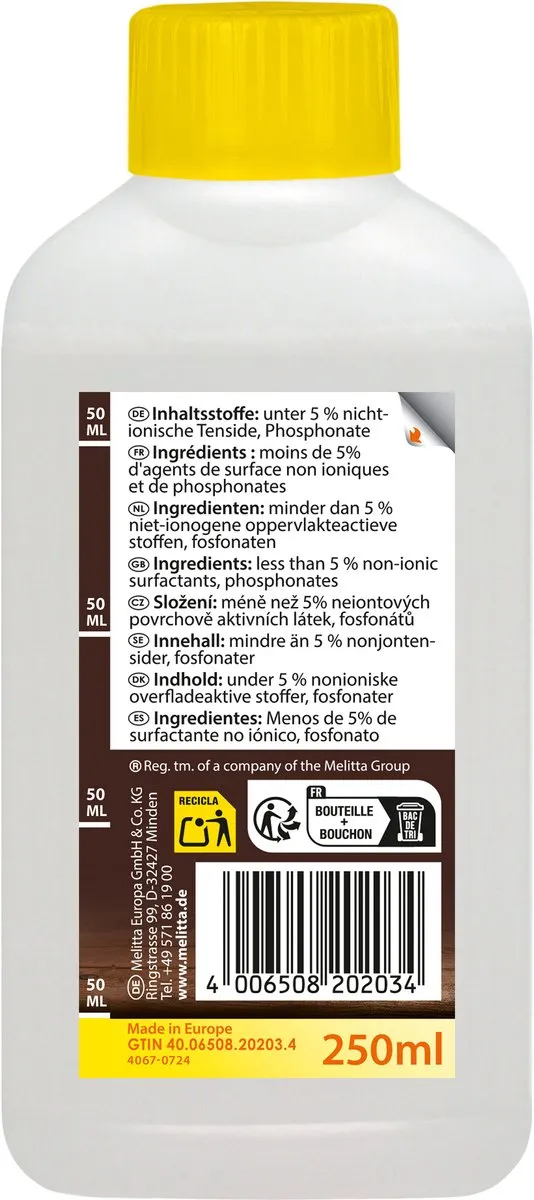 Melitta Perfect Clean Melksystemen 250ml - Espresso