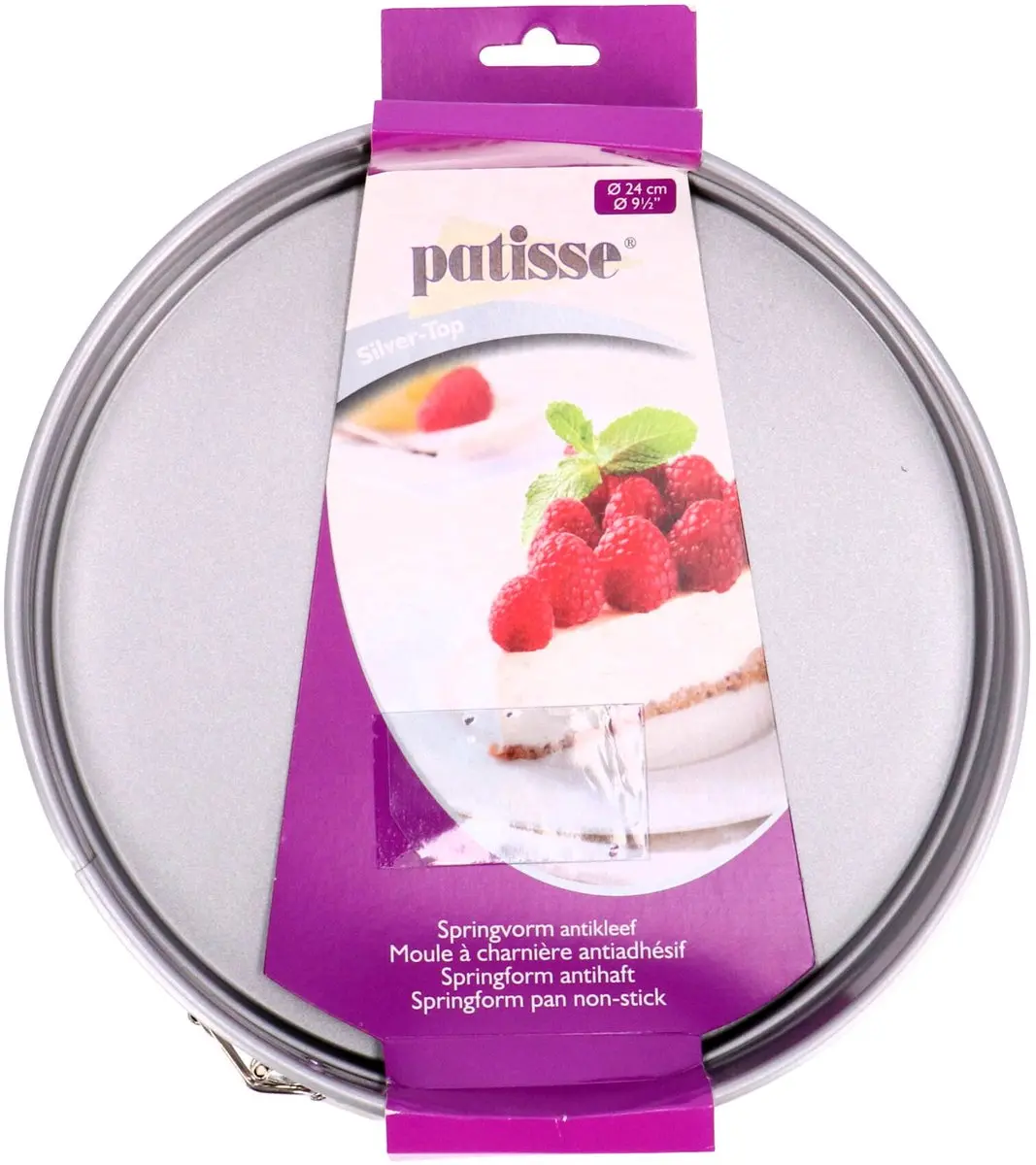 Patisse Silver Top Springvorm 24cm - Zilver