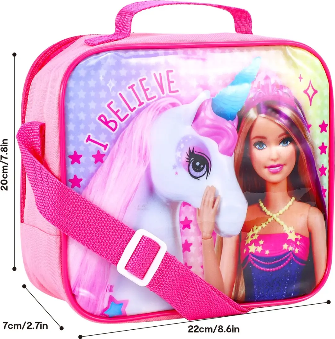 Barbie Lunchset - Roze - 0.25L - 3-delig - afbeelding 6 van 6