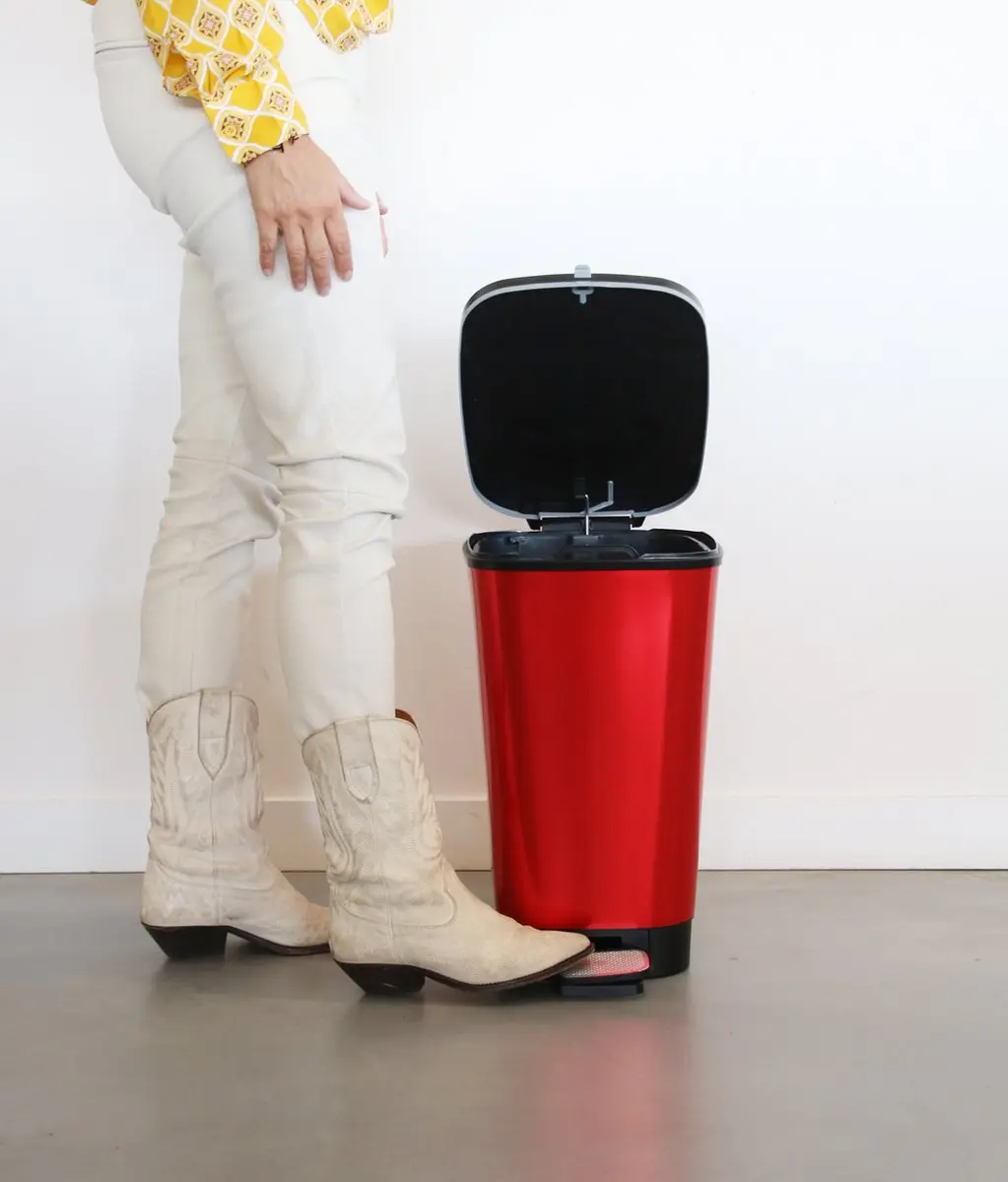 KIS Chic Bin Prullenbak 30L - Rood