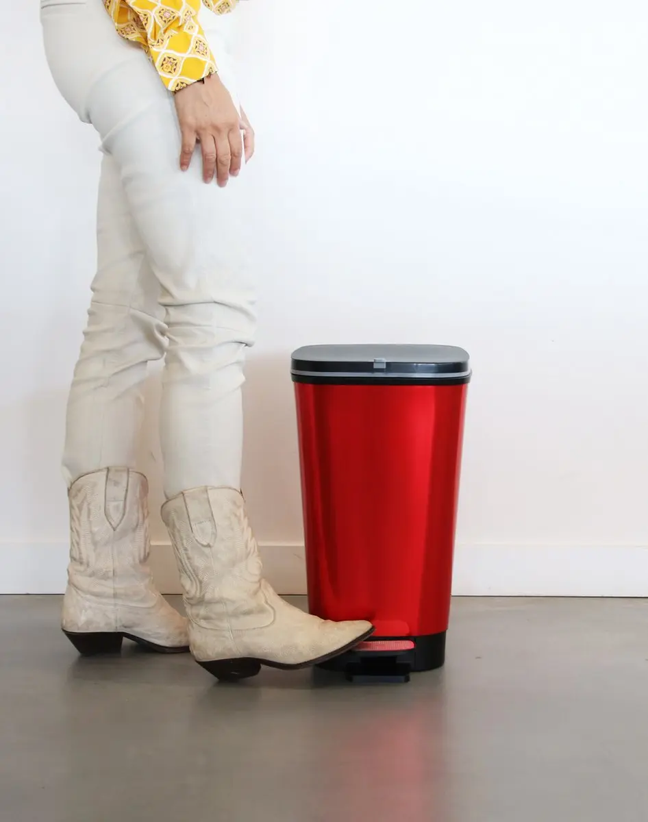KIS Chic Bin Prullenbak 30L - Rood