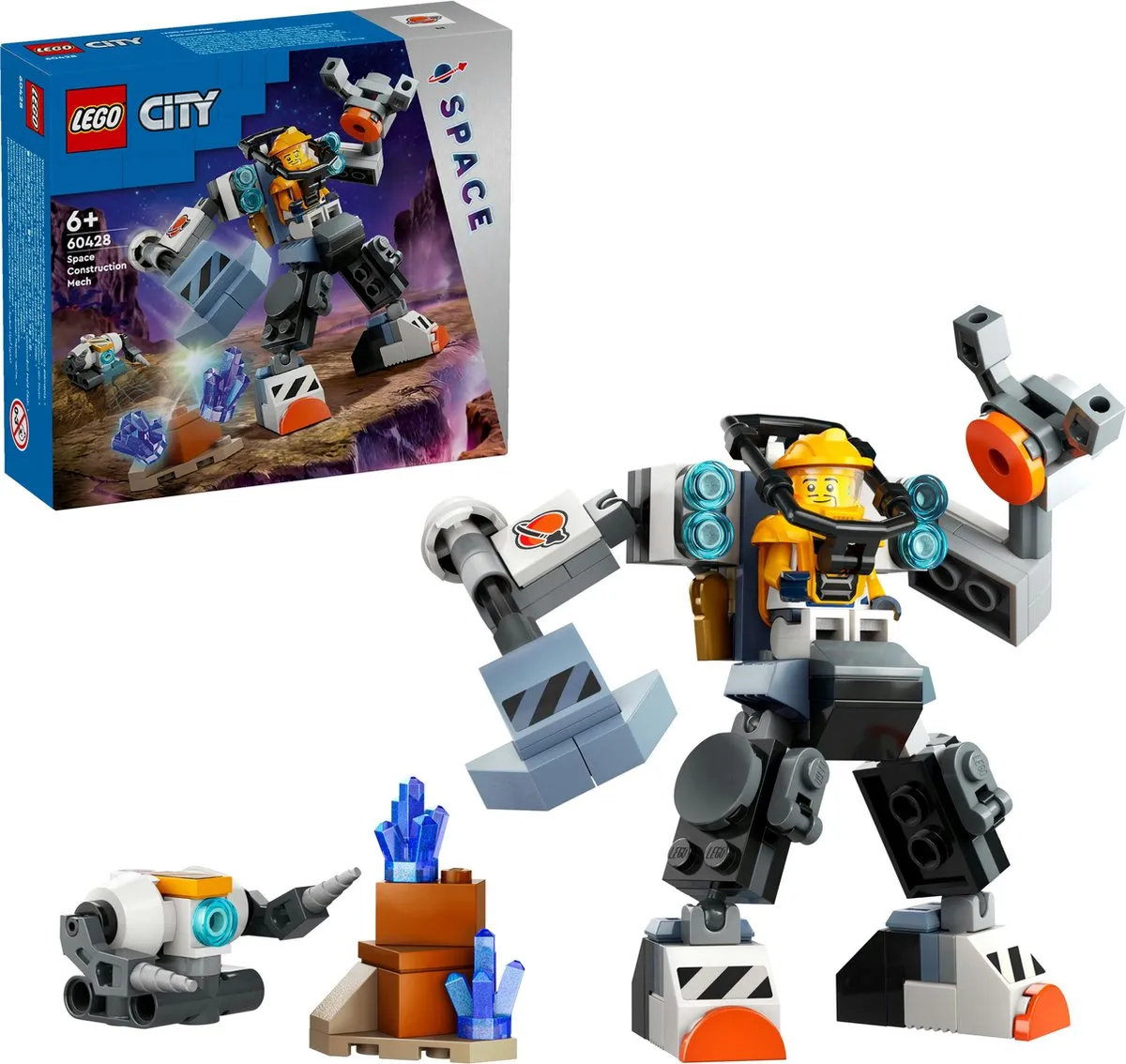 LEGO City Ruimtebouwmecha 60428 - 1 Minifiguur