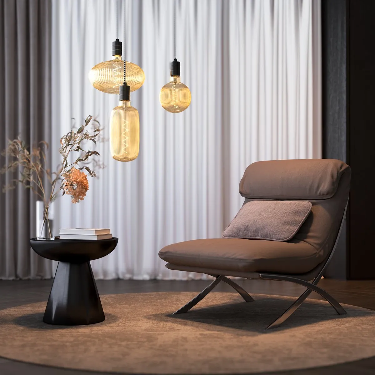 Calex Pulse Lille LED Lamp E27 - 4W - 1800K - Amber