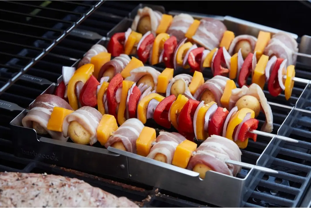 Barbecook Brochettehouder RVS - 35,5x26,5x4,5cm - afbeelding 6 van 6