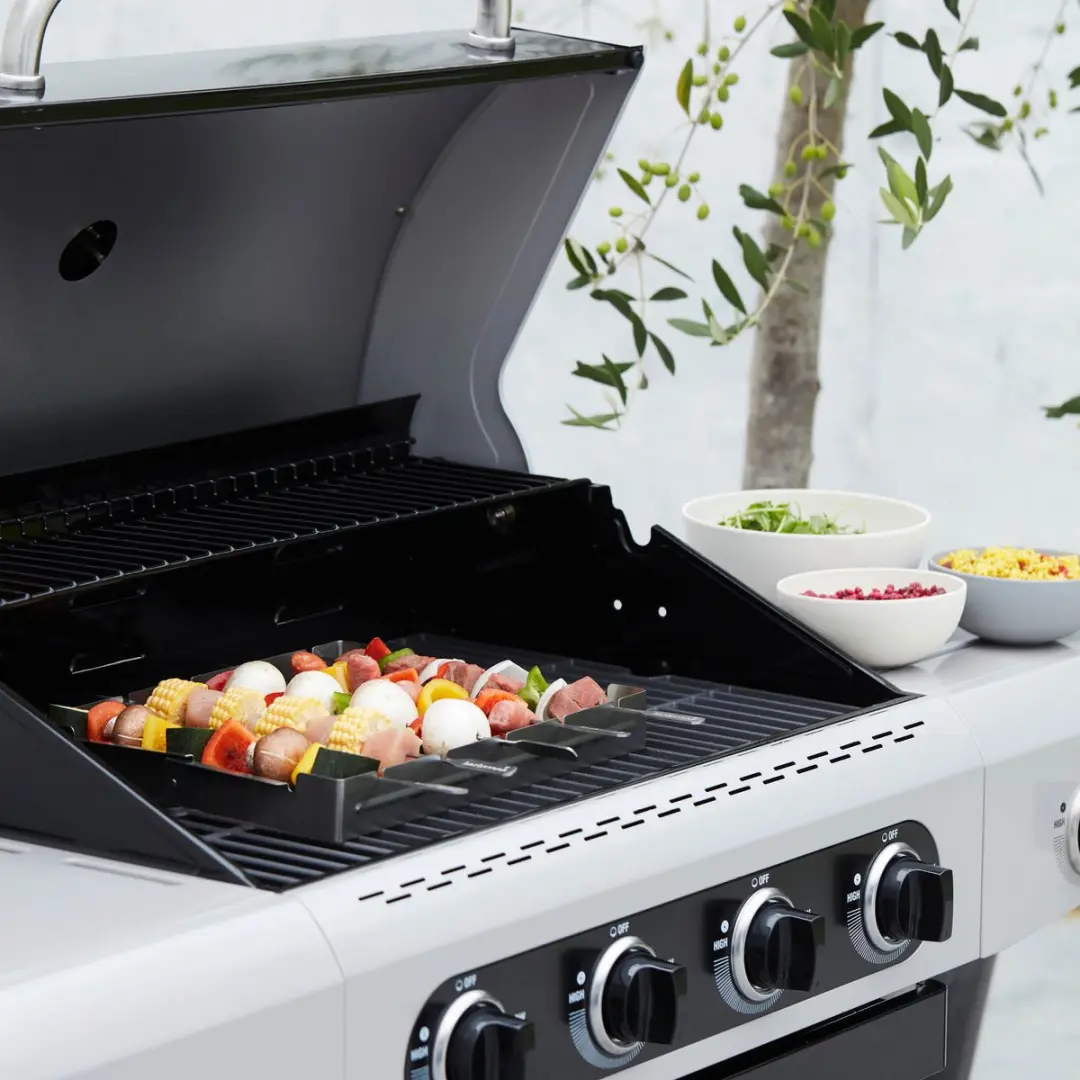 Barbecook Brochettehouder RVS - 35,5x26,5x4,5cm