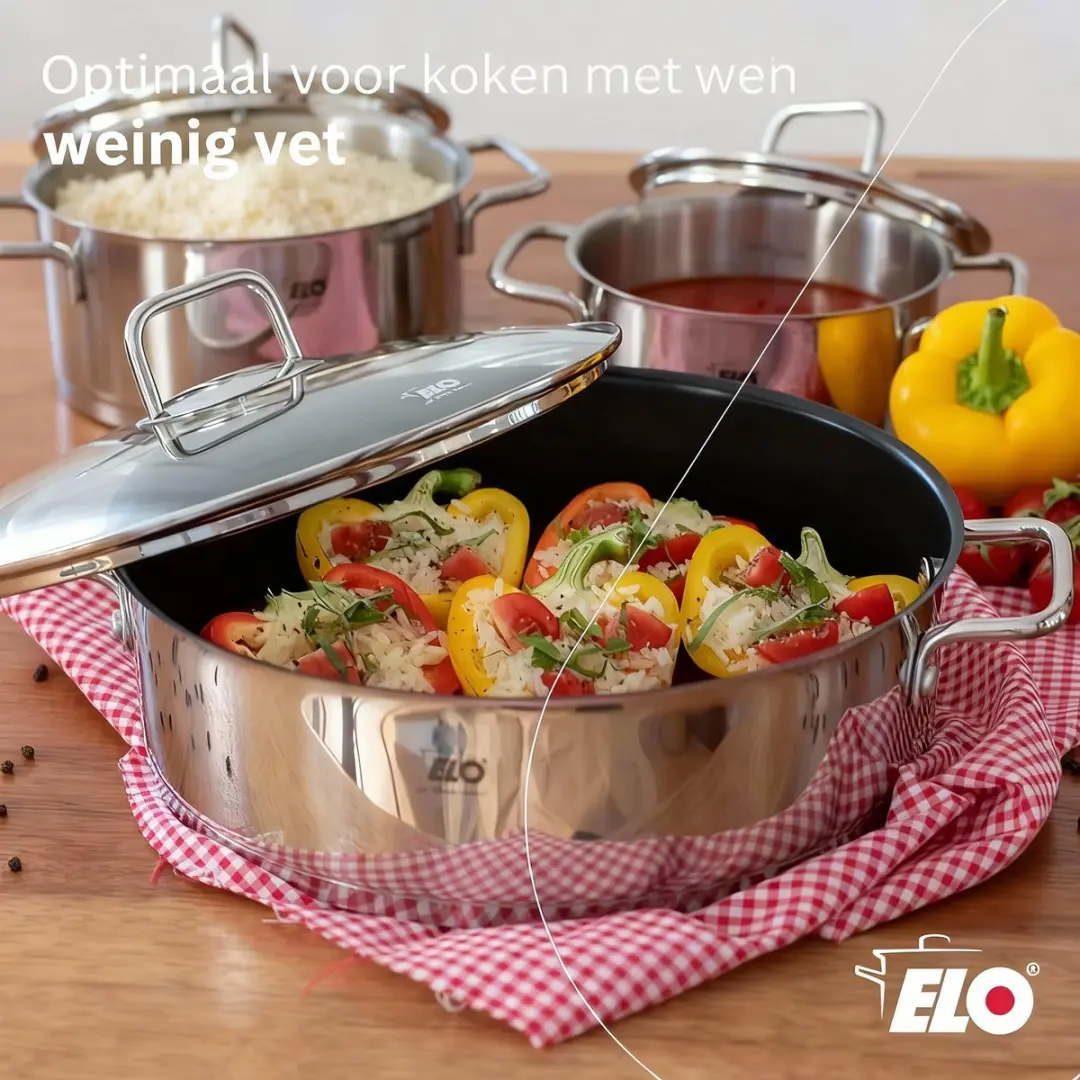 Fackelmann Elo Citrin Sautoir 28cm - Roestvrij staal