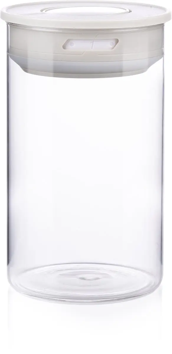 Alpina Voorraadpot 1L - Zwart/Wit