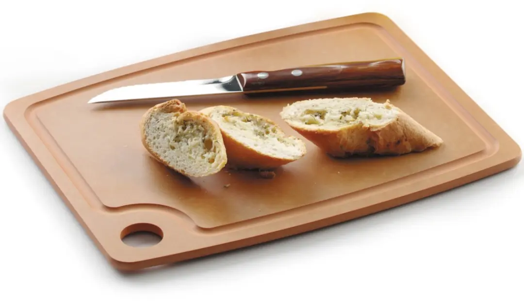 Hendi Houtvezel Snijplank 370x275mm - Bruin