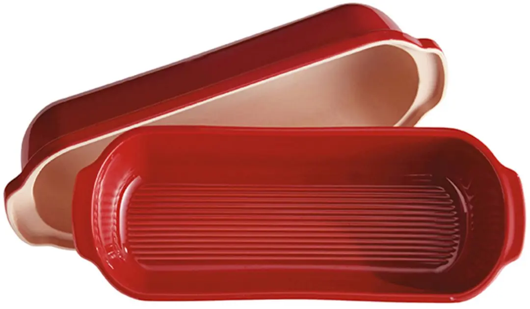 Emile Henry Grand Cru Broodbakvorm - 39x16x15cm - Rood