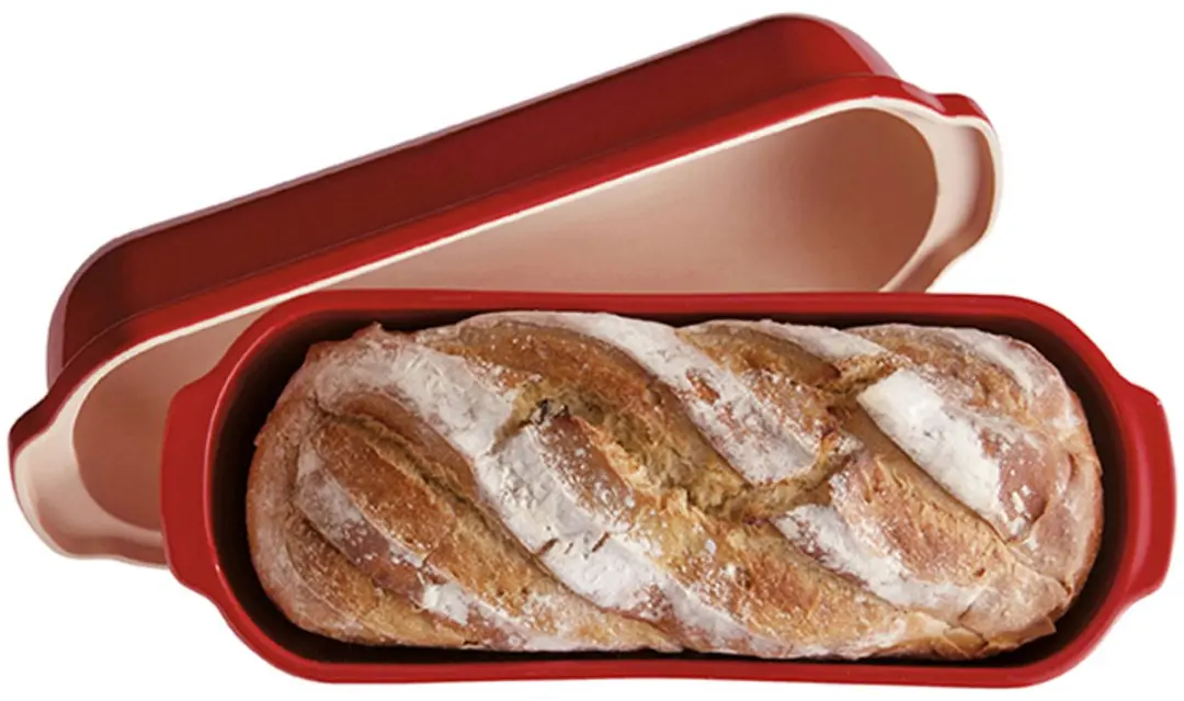 Emile Henry Grand Cru Broodbakvorm - 39x16x15cm - Rood
