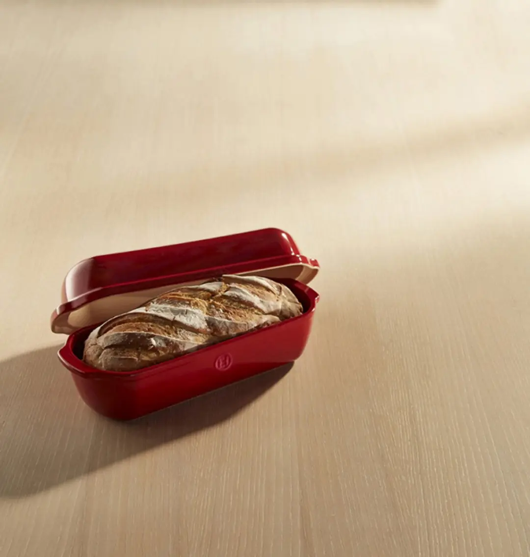Emile Henry Grand Cru Broodbakvorm - 39x16x15cm - Rood