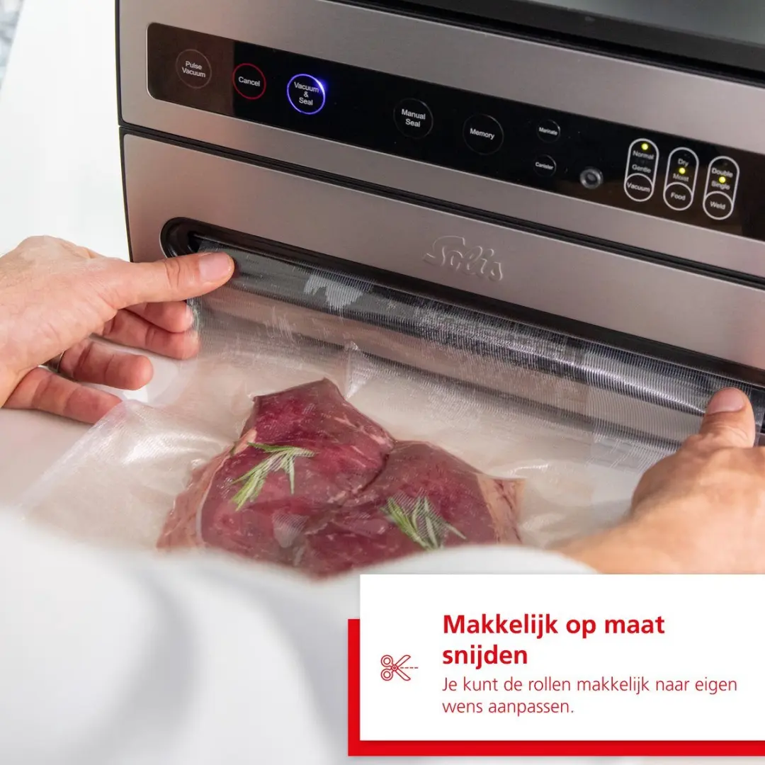 Solis Vacuümrollen 40x600cm - 8 Stuks - BPA-vrij