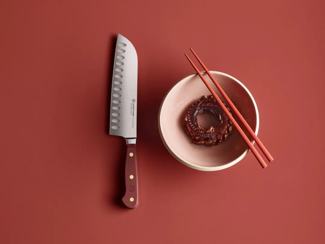 Wusthof Classic Tasty Sumac Santokumes - Rood - afbeelding 6 van 6