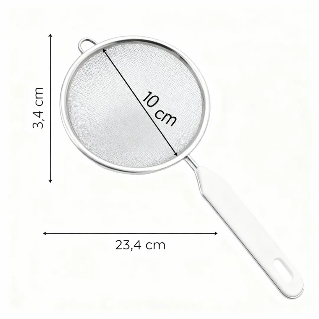 Fackelmann Zeef/Vergiet 10cm - Grijs