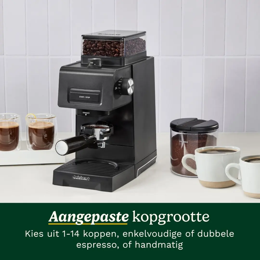 Cuisinart CBM22E Koffiemolen - 35 Maalinstellingen - Zwart - afbeelding 6 van 6