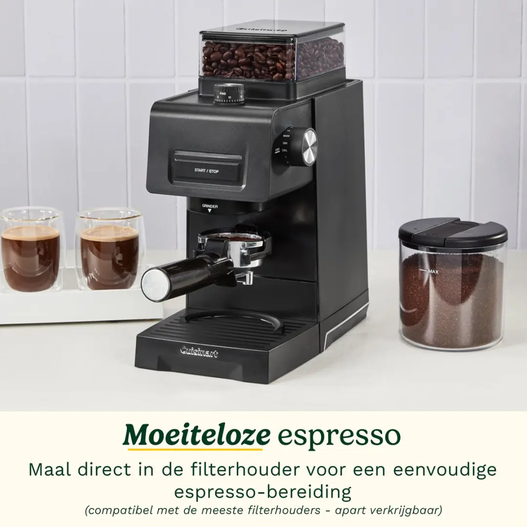 Cuisinart CBM22E Koffiemolen - 35 Maalinstellingen - Zwart