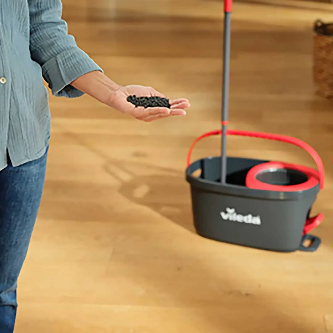 Vileda Turbo Deep Clean Roterende Mopset - 6L Emmer met Pedaalpers