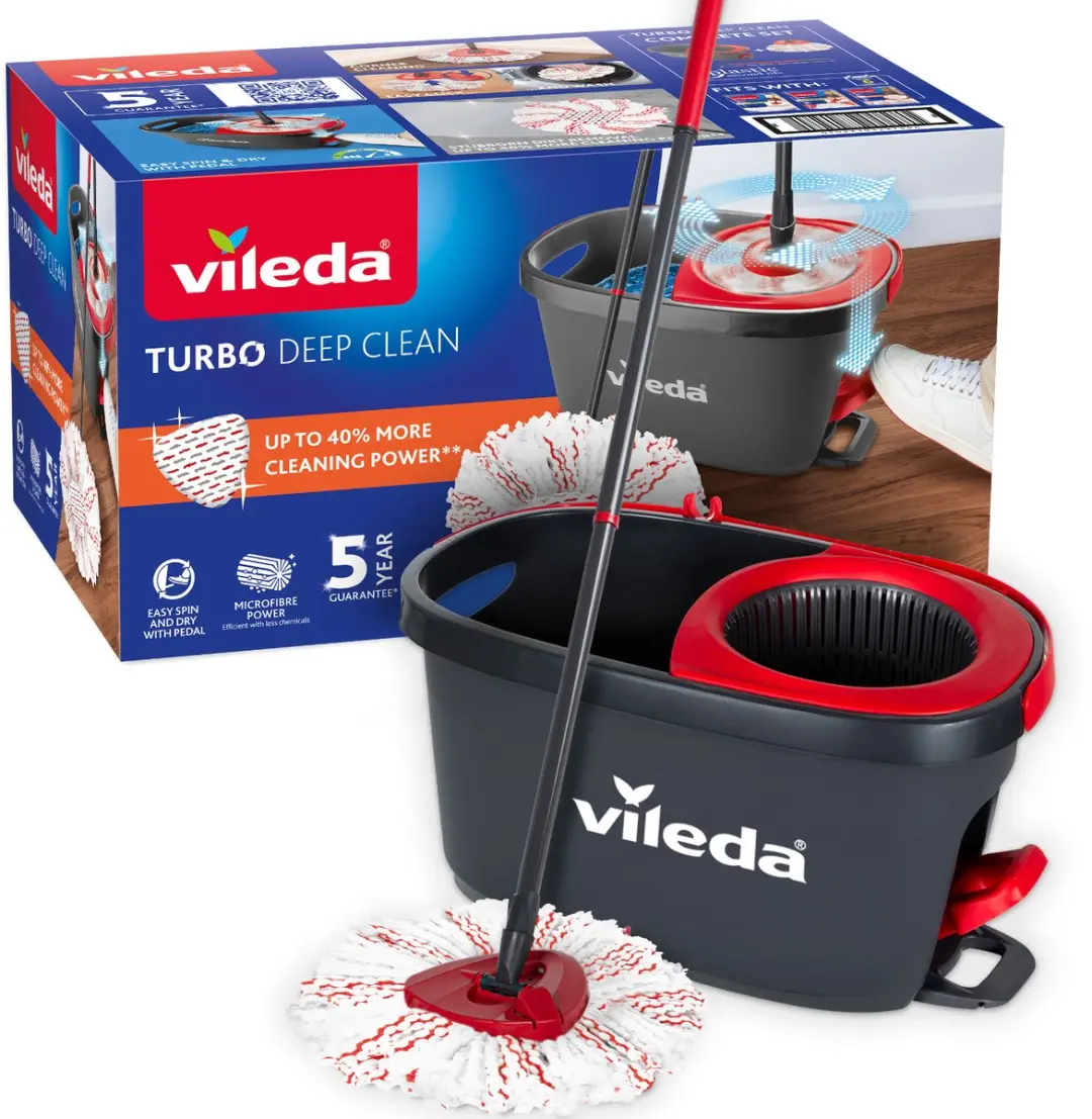 Vileda Turbo Deep Clean Roterende Mopset