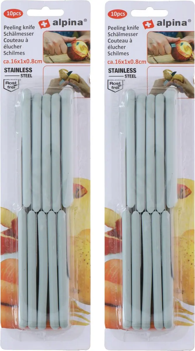 Alpina Aardappelschilmesjes 20 Stuks