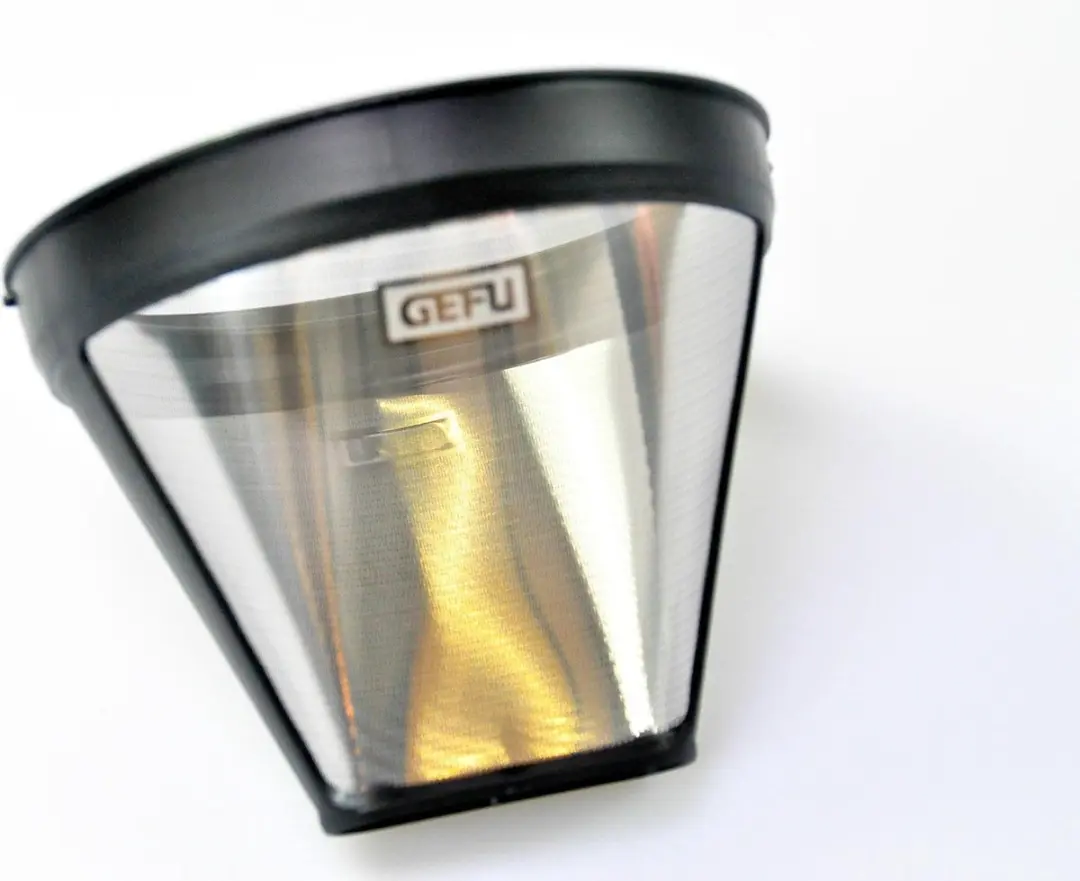 GEFU ARABICA Permanente Koffiefilter Maat 4 - RVS & Kunststof - Zilver