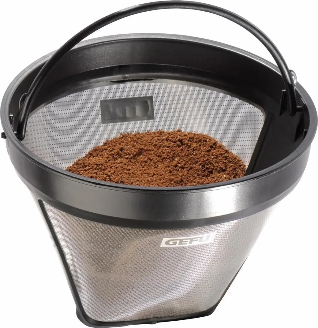 GEFU ARABICA Permanente Koffiefilter Maat 4 - RVS & Kunststof - Zilver - afbeelding 6 van 6