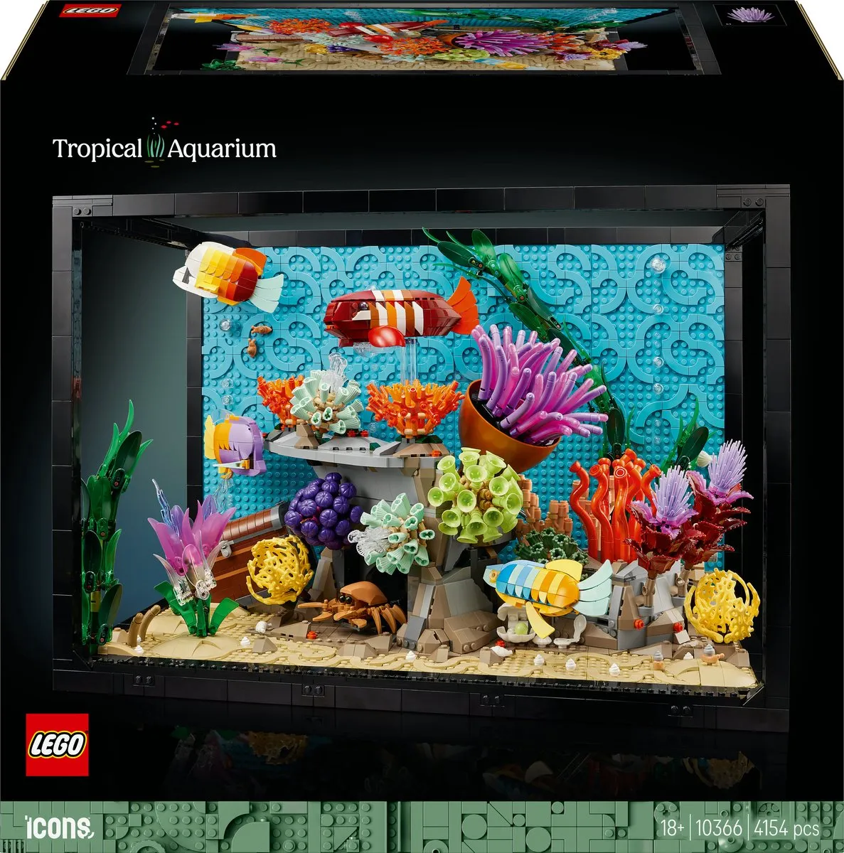 LEGO Icons 10366 Tropisch Aquarium - 4154 Stukken