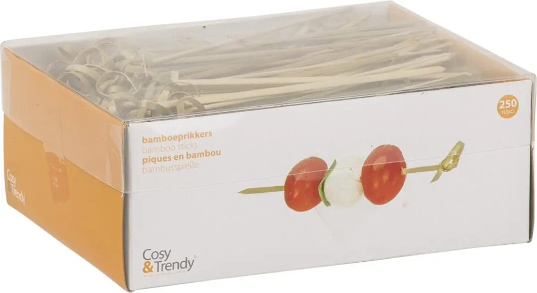 Cosy&Trendy Bamboe Spiesjes 500 Stuks - 12cm - Beige