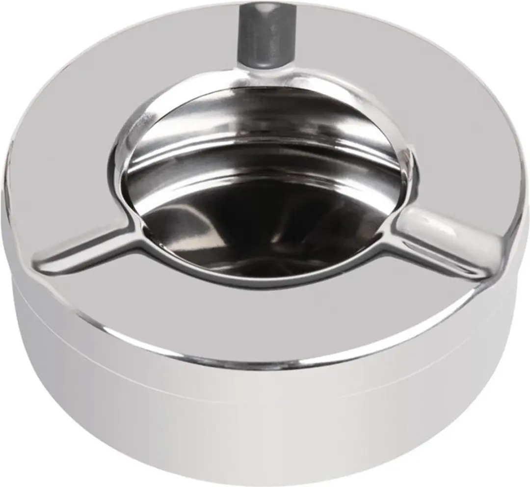 Olympia Roestvrijstalen Asbak 90mm